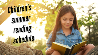 small child reading 